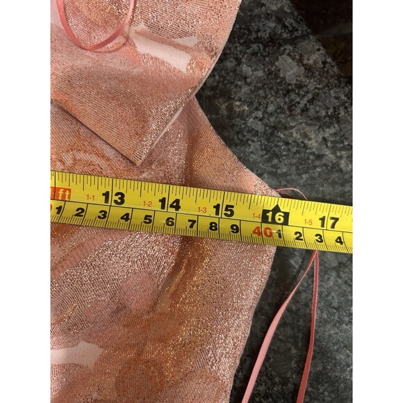 Rickie Freeman by Teri Jon Size 10 Pink Bow One-Shoulder Dress Wedding Formal - Picture 7 of 11